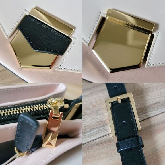 🆕 Time's Arrow Vega Envelope Colorblock Tricolor Mutli-Compartment Shoulder Bag - Picture 5 of 15